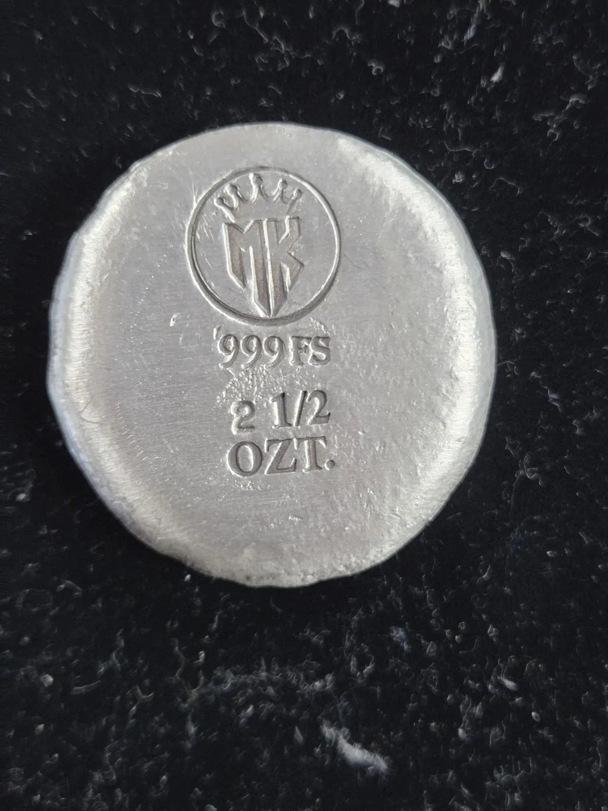 2.5 Troy Oz MK BarZ "Pirate" Hand Poured .999 FS - MK BARZ AND BULLION