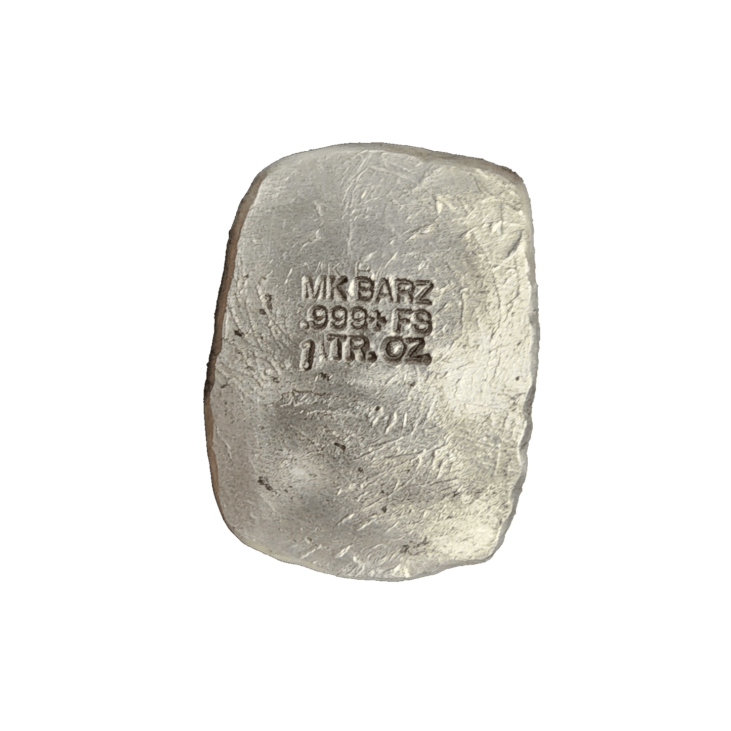 1 Ozt. .999 FS Cross Shield Hand Poured Silver by MKBarz 1 Ozt. .999 FS Cross Shield Hand Poured Silver by MKBarz - MK BARZ AND BULLION