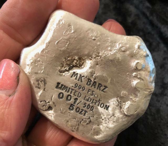 15 Oz MK BarZ "America's Spirit" LTD Sand Cast .999 FS - MK BARZ AND BULLION