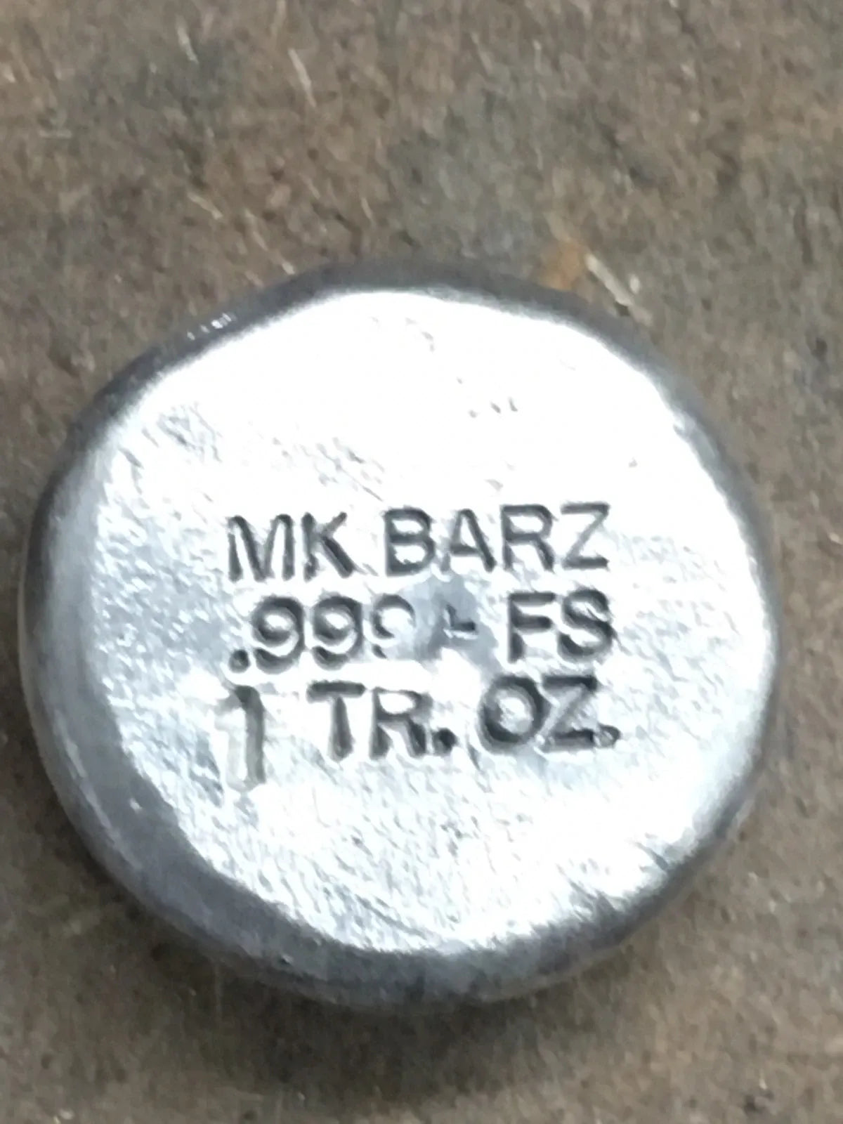 1 Ozt MK BARZ "Skull Rounds" .999 Fine Silver - MK BARZ AND BULLION