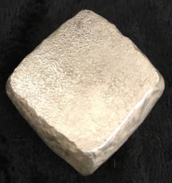 1 Troy Oz .999 Fine Silver MK BarZ " Bio-Hazard Skull" Chunky - MK BARZ AND BULLION