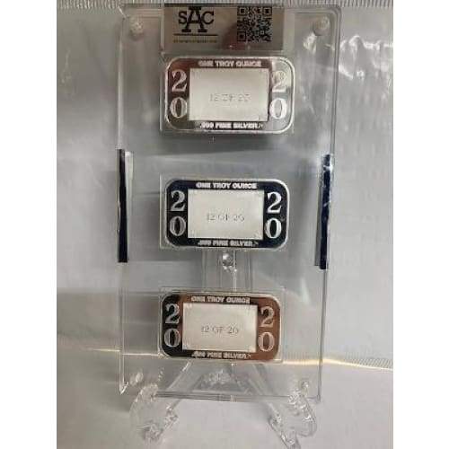 SAC art bar holder triple art bar horizontal display - MK BARZ AND BULLION