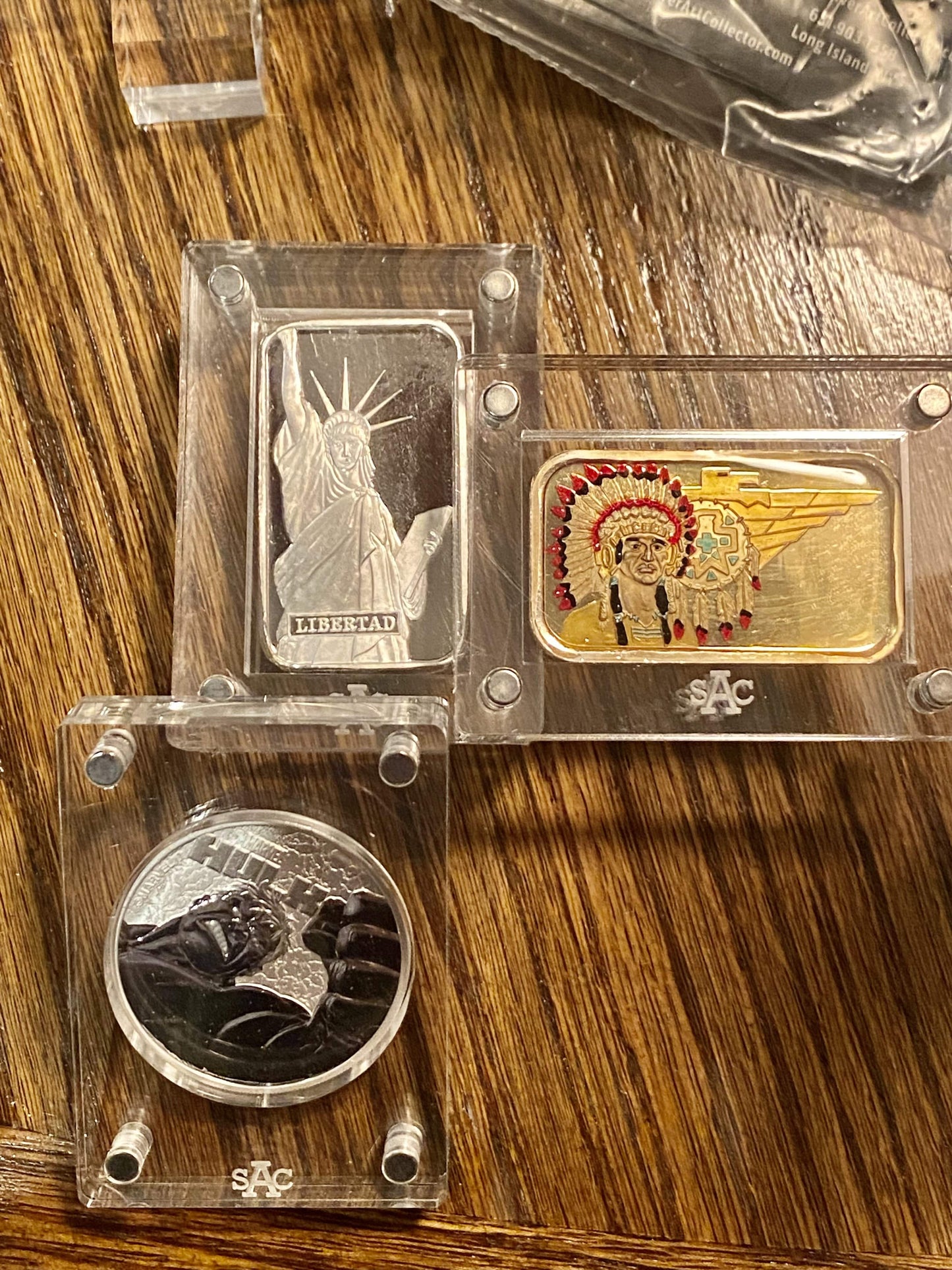 Mini Horizontal Acrylic Magnetized Art Bar Slab-49mm x 28mm