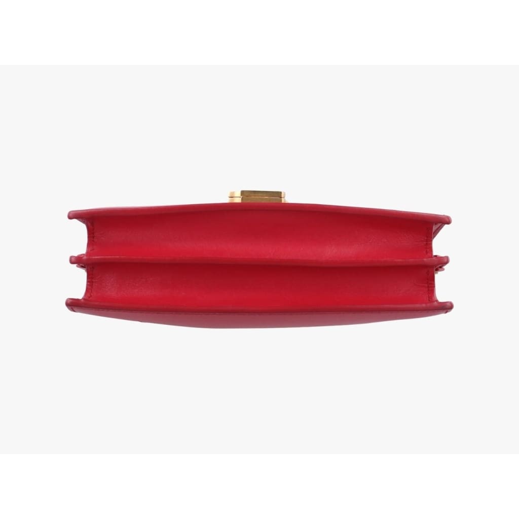 YSL Saint Laurent Cassandra Red Leather Chain Bag - red / Leather / Chain Bag