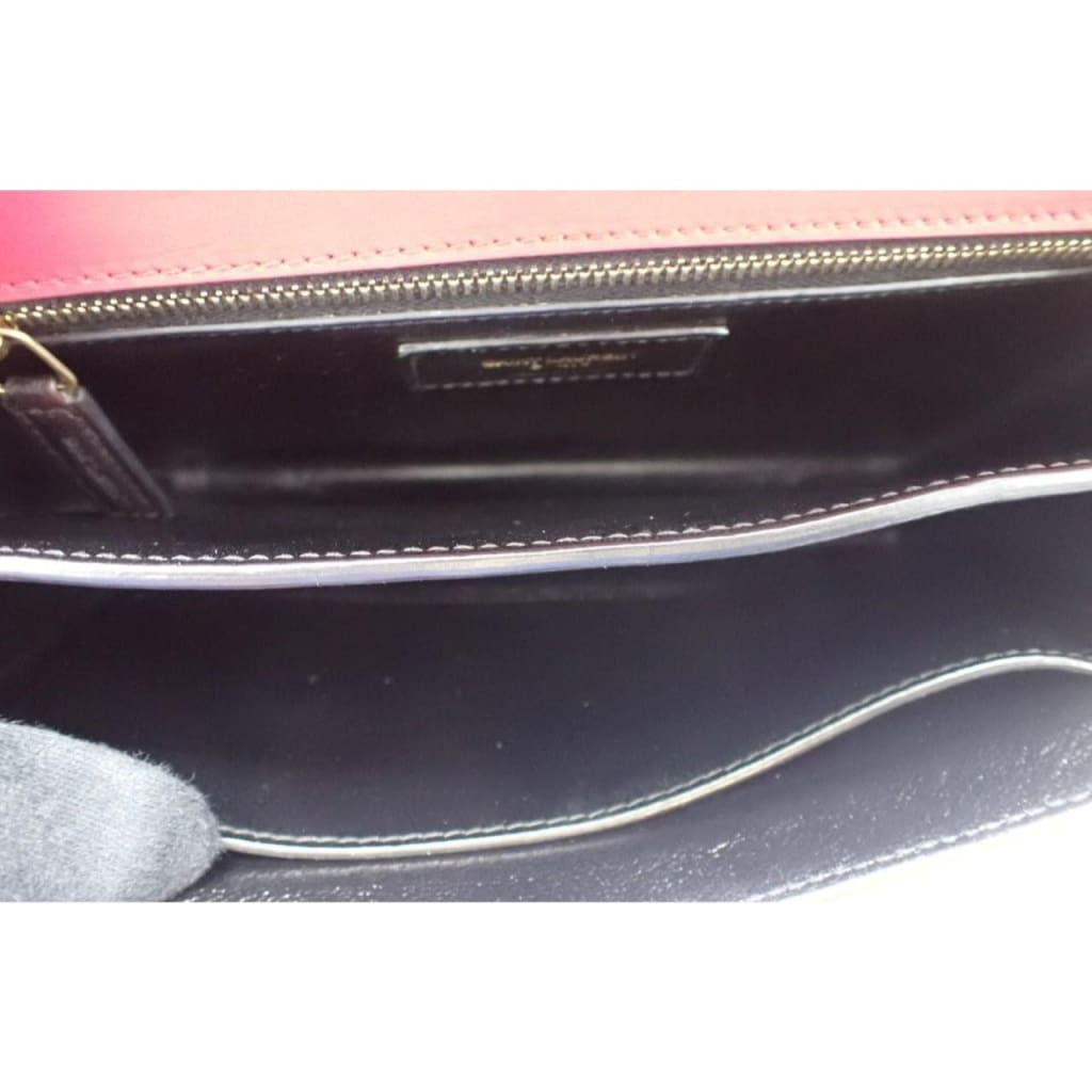 YSL Saint Laurent Cassandra Red Leather Chain Bag - red / Leather / Chain Bag