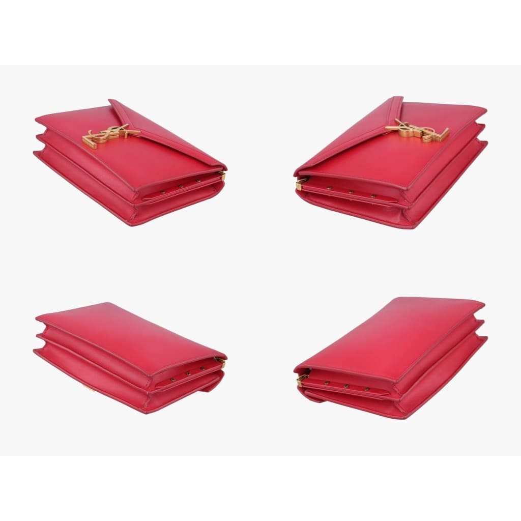 YSL Saint Laurent Cassandra Red Leather Chain Bag - red / Leather / Chain Bag