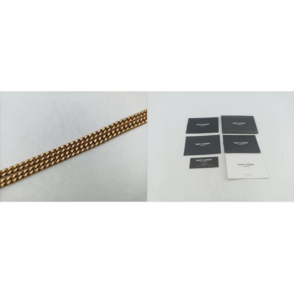 YSL Saint Laurent Cassandra Red Leather Chain Bag - red / Leather / Chain Bag