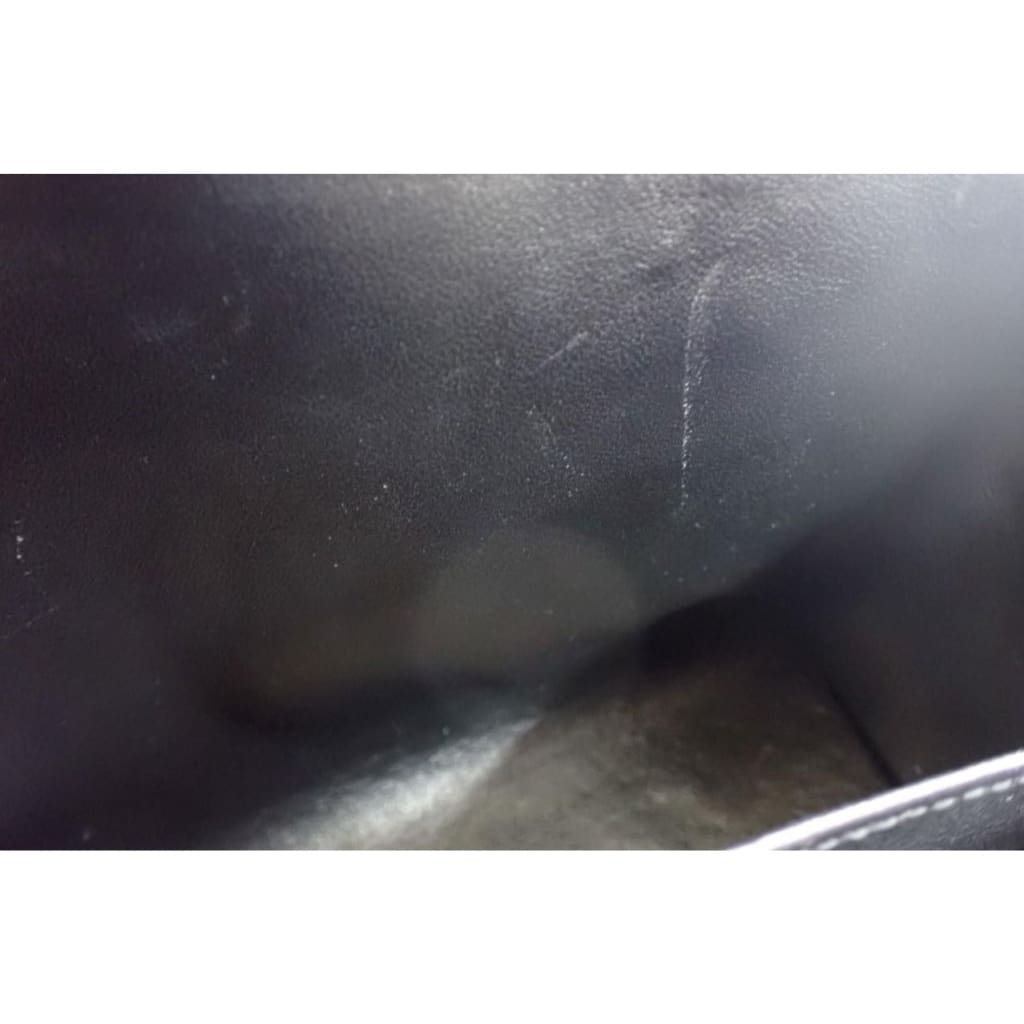 YSL Saint Laurent Gray Leather Baby Cabas 2-way Bag - Gray / Leather / Top handle bag