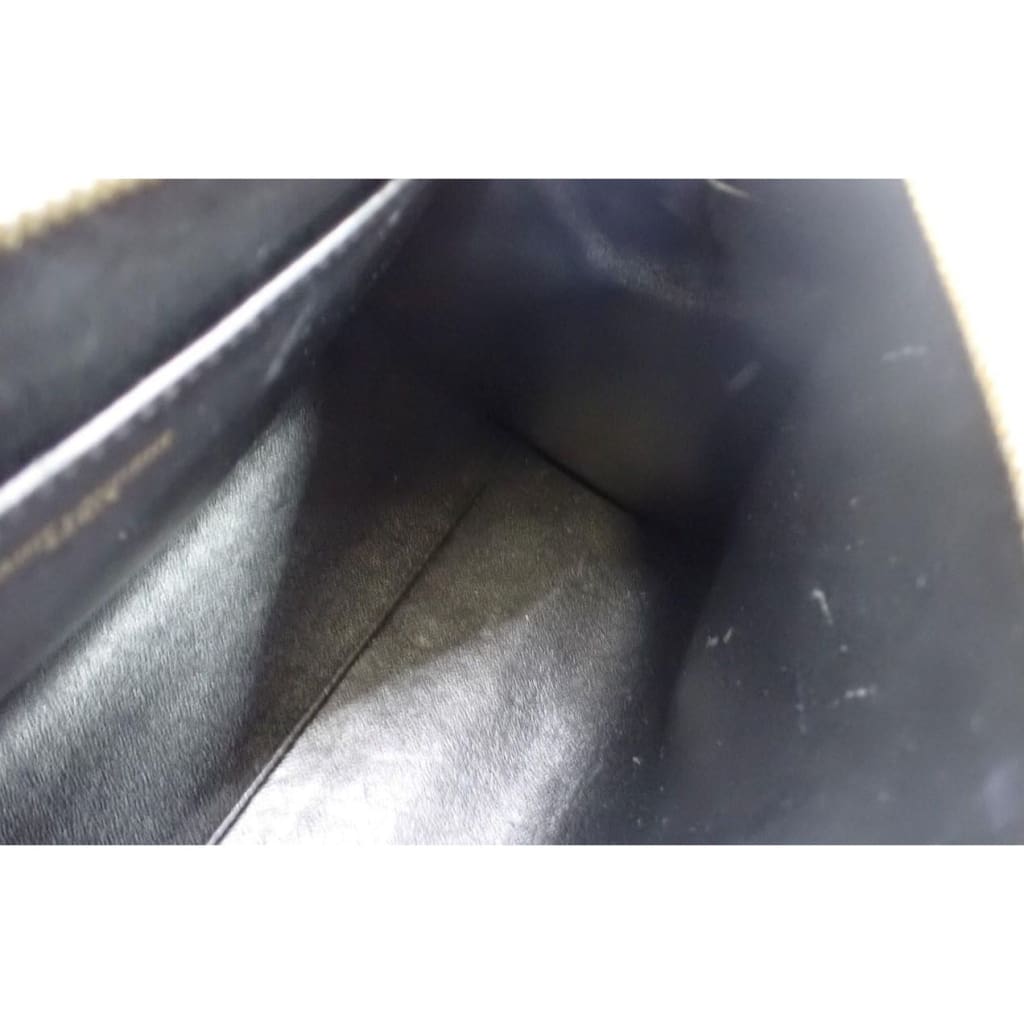 YSL Saint Laurent Gray Leather Baby Cabas 2-way Bag - Gray / Leather / Top handle bag