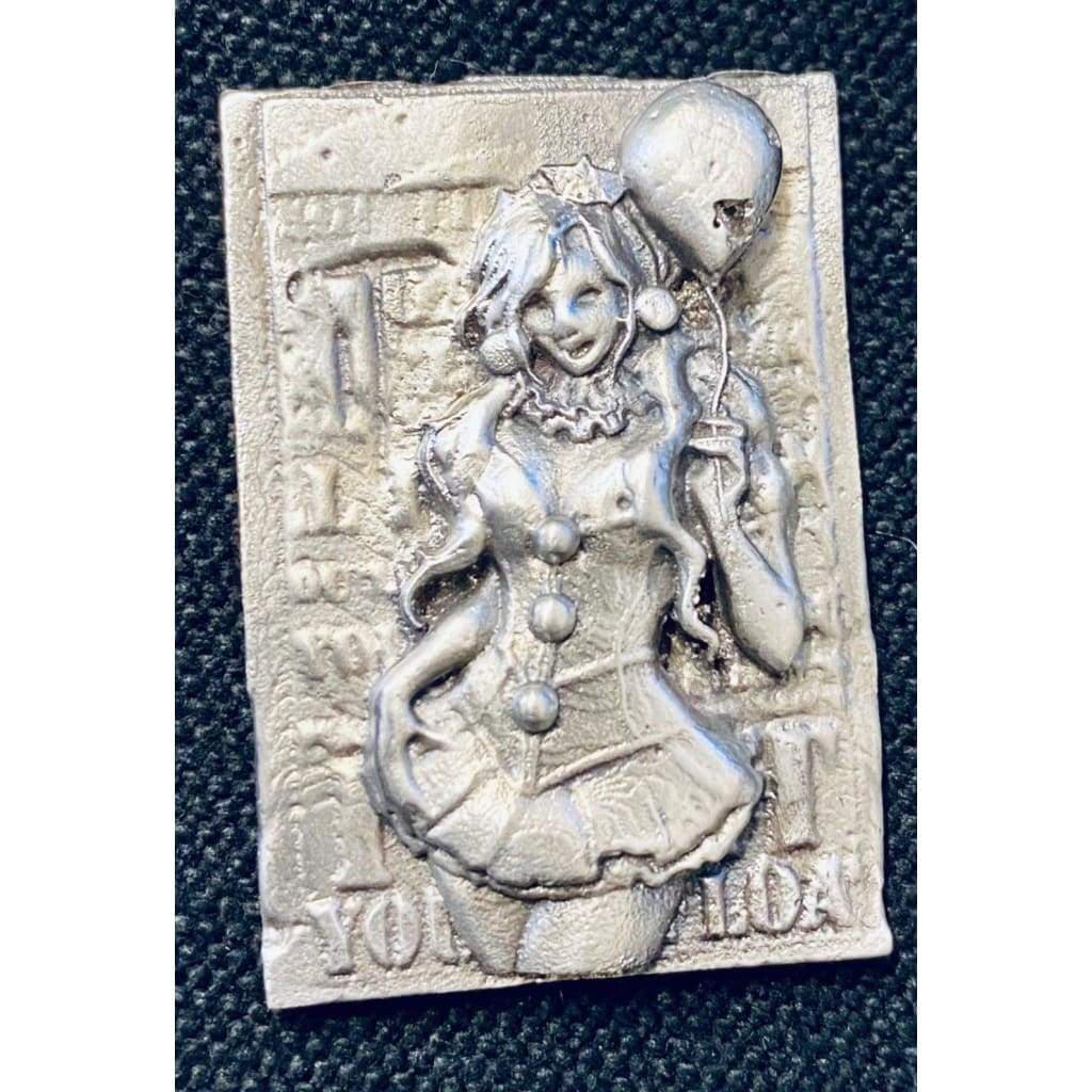 1.2 Oz MK BarZ You Will Float Too!.999 FS Sand Cast Relief Art Work by Anna Marine
