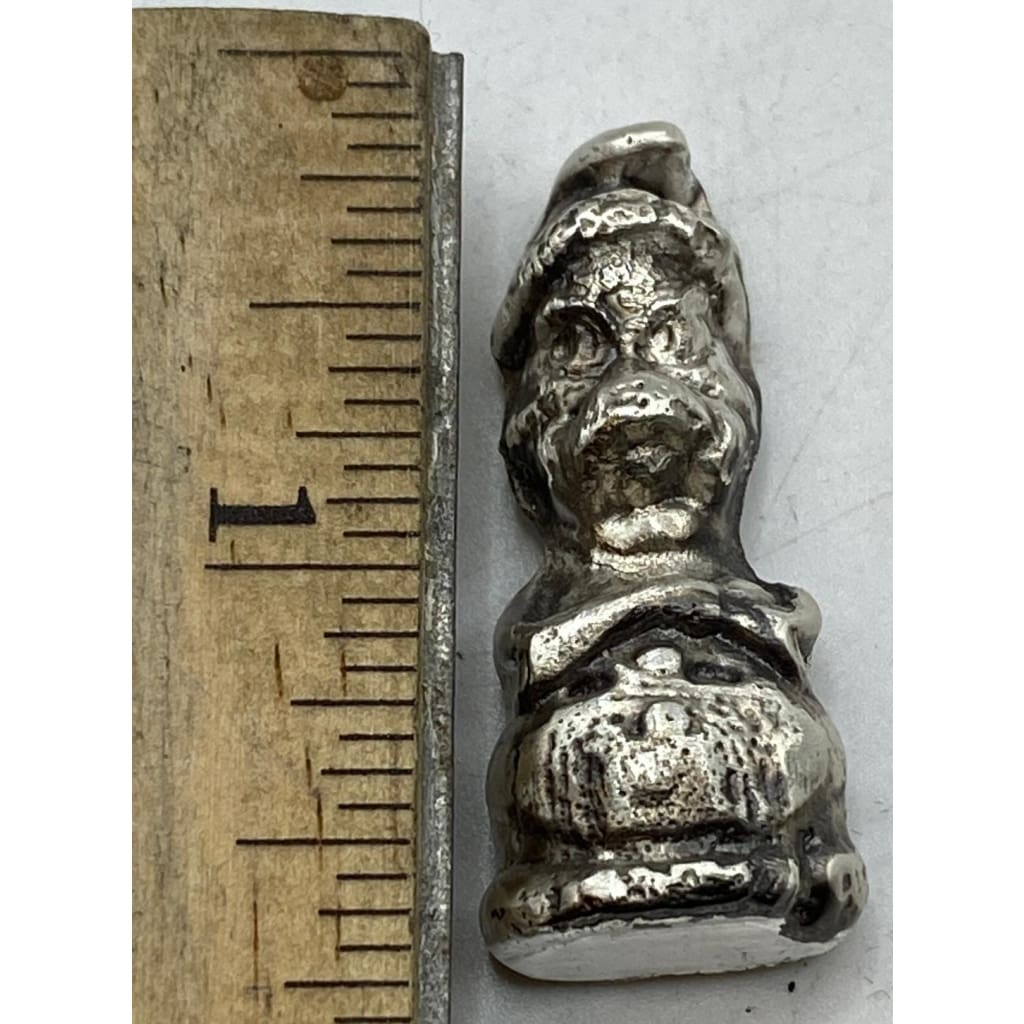 1.25 Oz MK BarZ Lil Grinch.999 Fine Silver