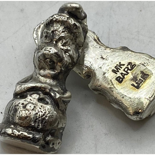 1.25 Oz MK BarZ Lil Grinch.999 Fine Silver