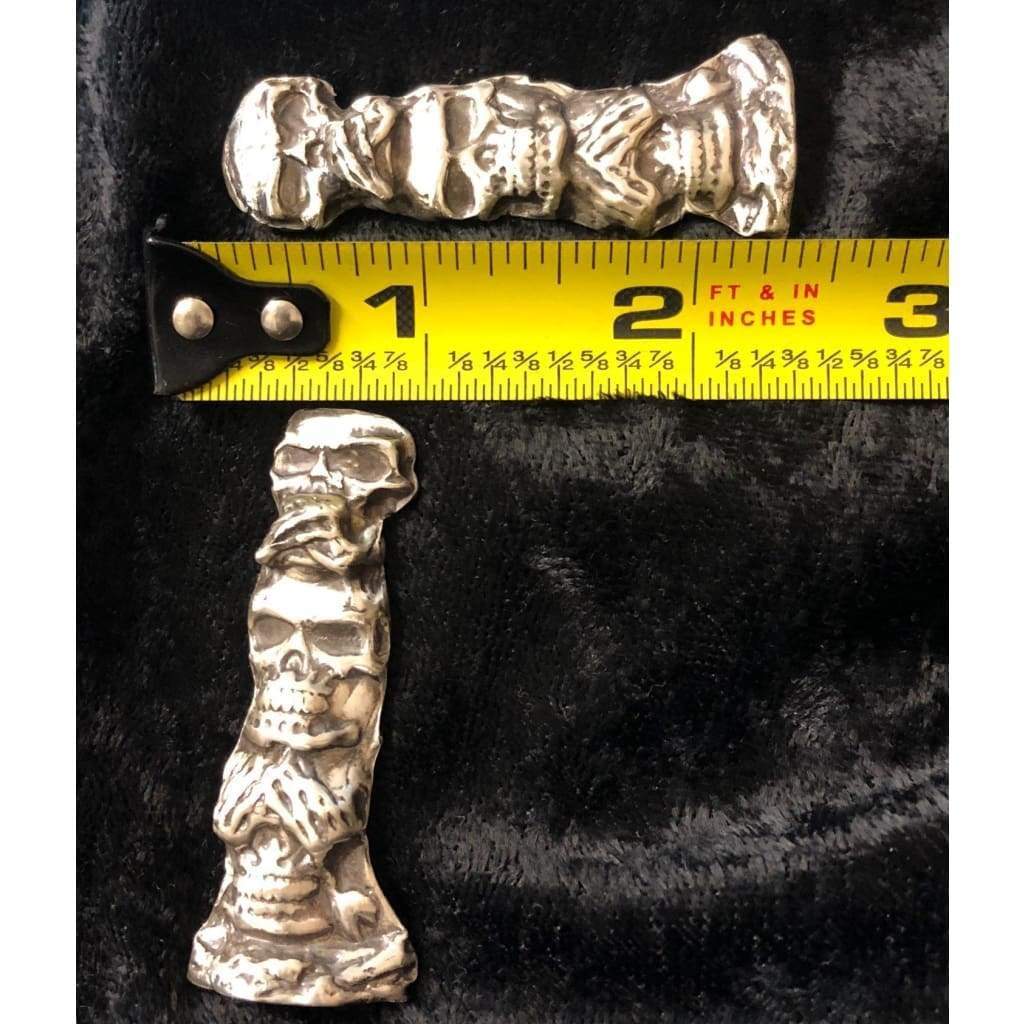 1.25 ozt MK BarZ Hear No Evil Speak No Evil Totem.999 FS Hand Poured