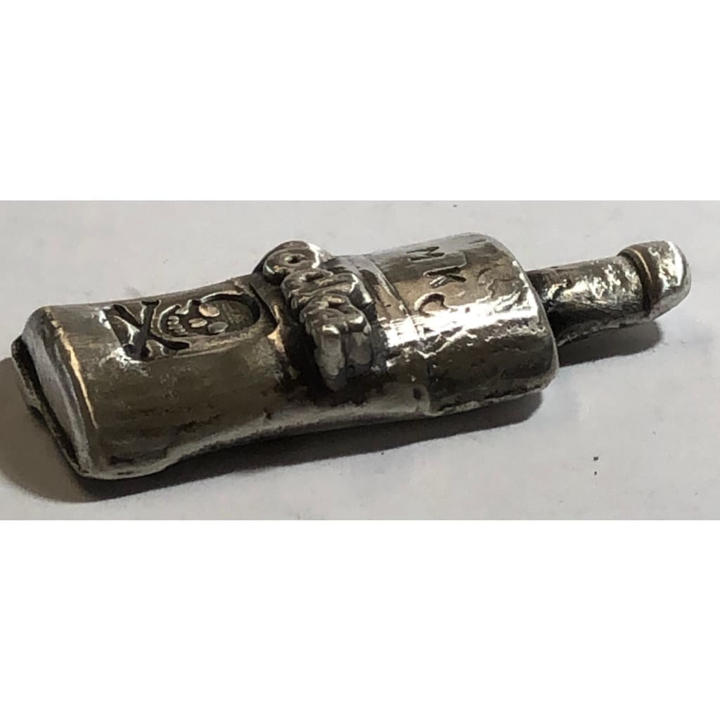 1.25 Ozt MK BarZ Vodka Skull Bottle.999 Fine Silver - silver bullion