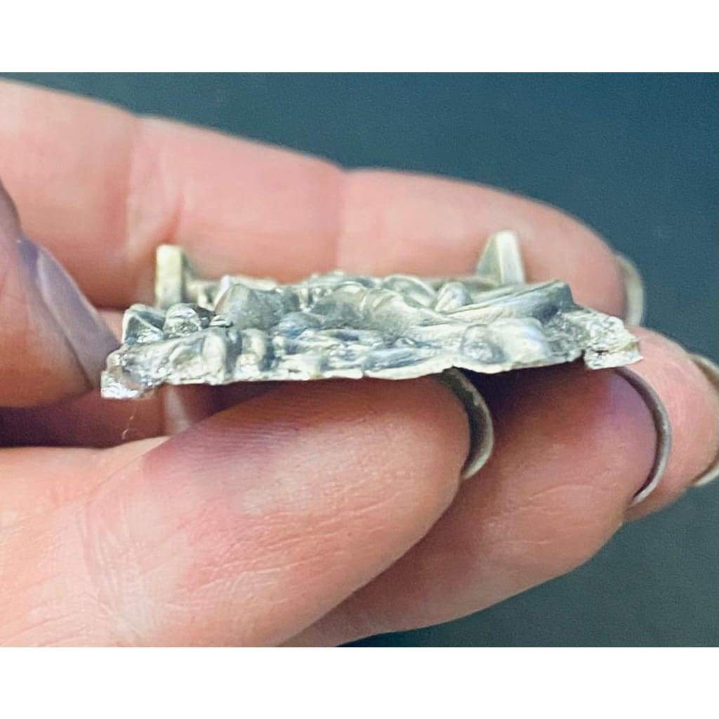 1.6 Oz MK BarZ  "Spartan Warrior" Sand Cast Art High Relief .999 Fine Silver - MK BARZ AND BULLION