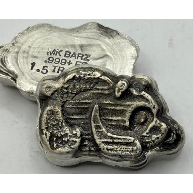 1.5 Oz MK BarZ Baby Panda Hand Poured.999 FS