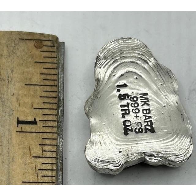 1.5 Oz MK BarZ I Love You Bear! Hand Poured.999 FS