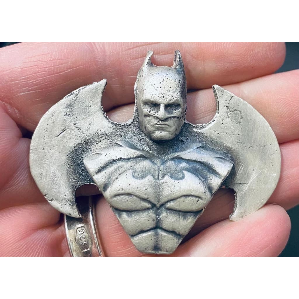 @1.5 Ozt MK BarZ Bat A Rang 2 Part Closed Sand Cast.999 Fine Silver - silver bullion