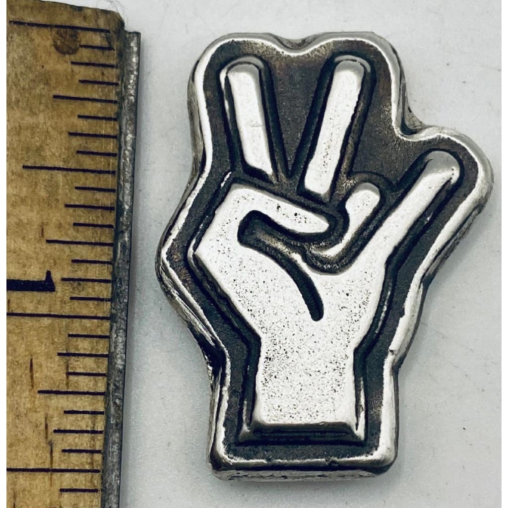 1.5 Ozt MK BarZ Fork ’Em Hand Poured.999 FS