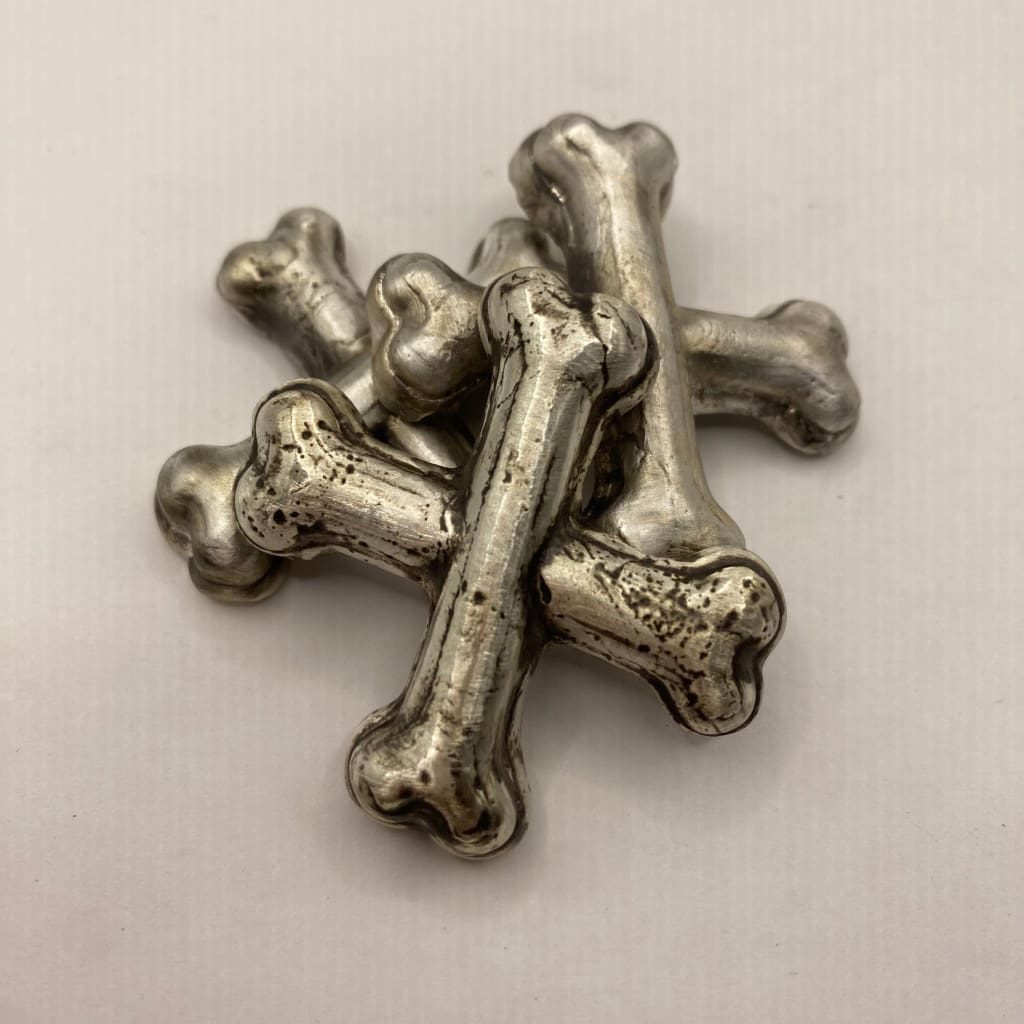 1.5 Troy Oz MK BarZ Crossbones Bar 999 FS