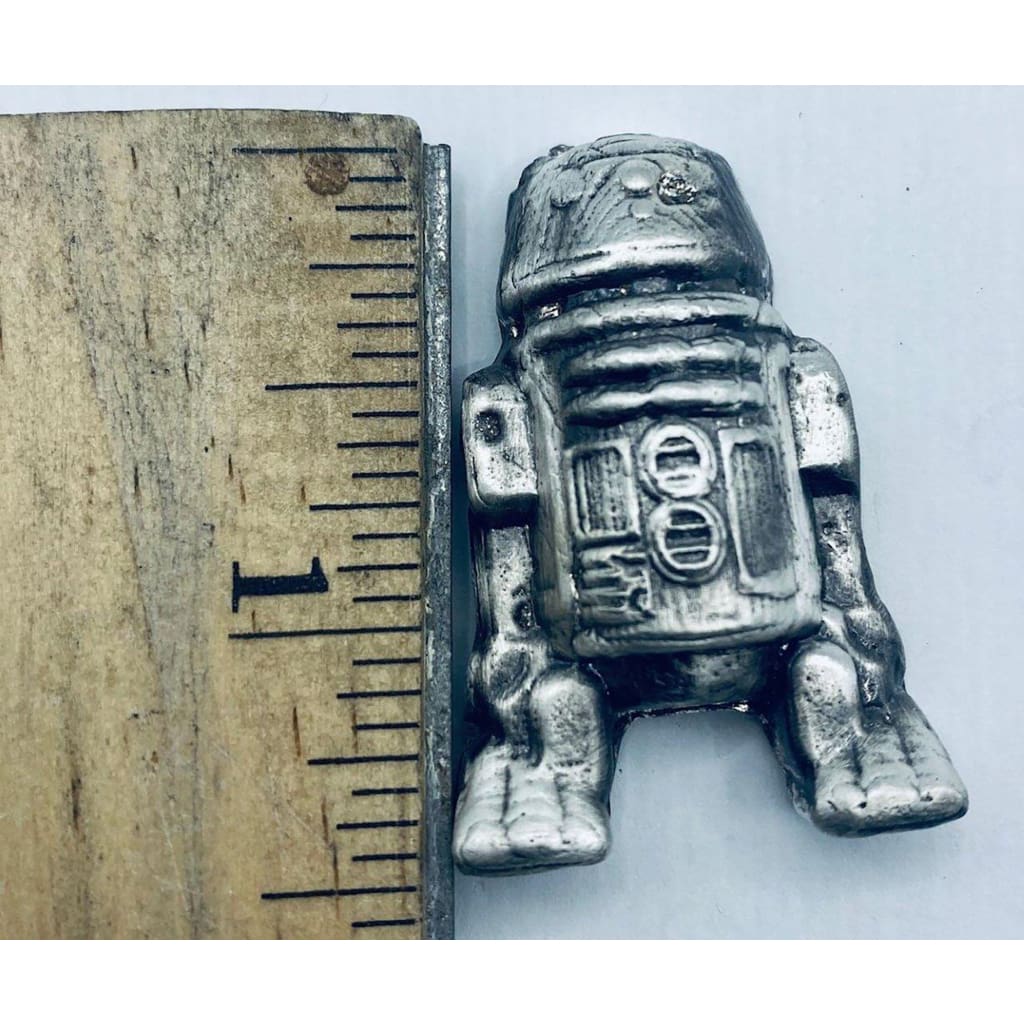 1.5 Ozt MK BarZ R2D2 Mini Bar Stamped.999 Fine Silver