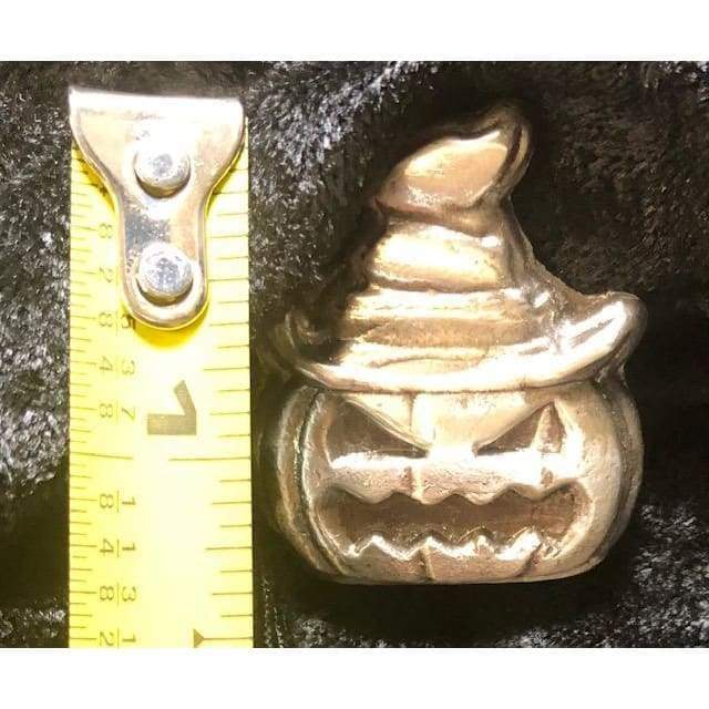 1.75 Troy Oz Mk BarZ Witches Jack O’ Lantern Hand Poured.999 FS