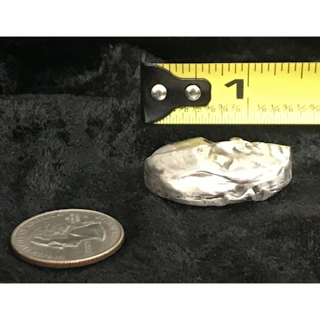 1.5 ozt MK BarZ Half Dead-1/2 Man & Skull.999 FS Hand Poured