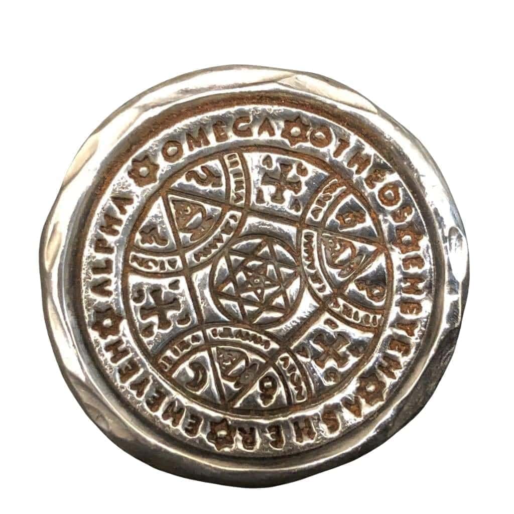 1 Oz MK BarZ Alpha Omega Tetra-Gram.999 Fine Silver