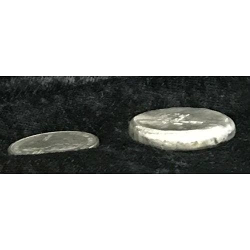 1 Oz MK BarZ Jolly Roger Chunked Round.999 FS Stamped