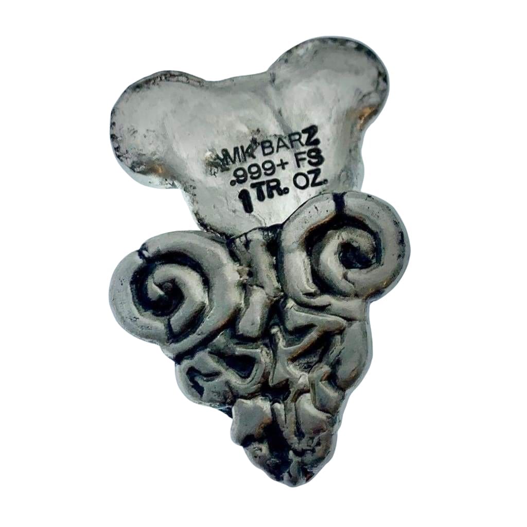 1 Oz MK BarZ Pick Of Destiny Triangle Pick.999 Fine Silver - silver
