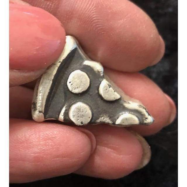 1 Oz MK BarZ Pizza“ Emoji Hand Poured.999 FS Bar