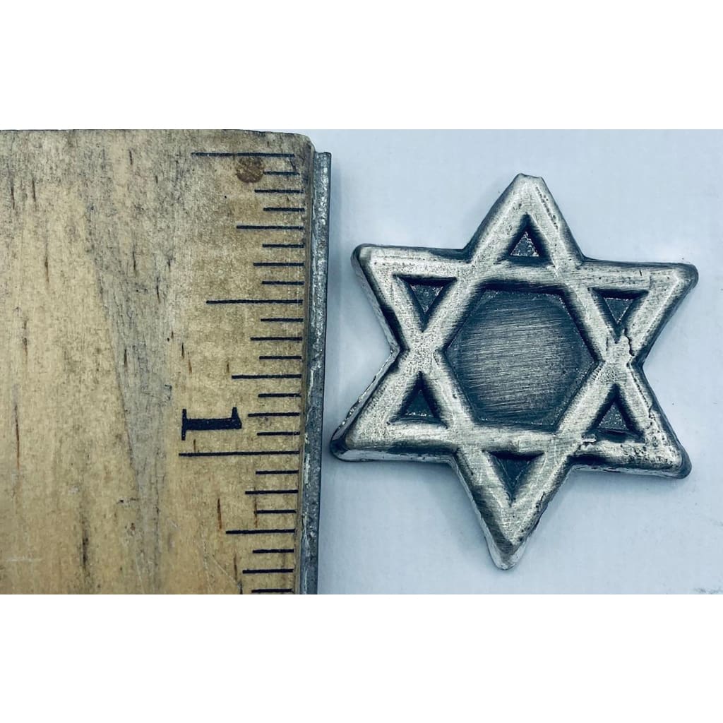 1 Oz MK BarZ Star of David.999 Fine Silver