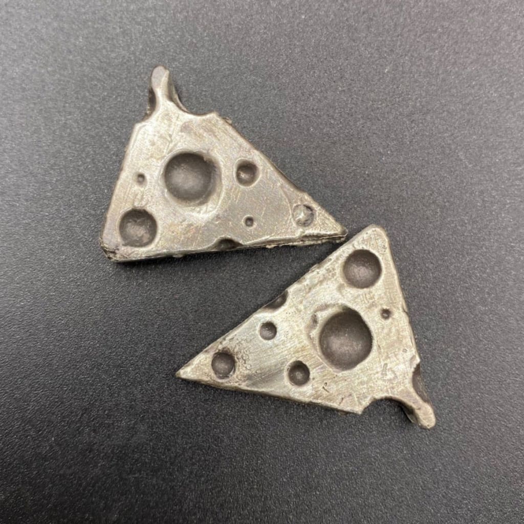 1 Oz MK BarZ Swiss Cheese“ Hand Poured.999 FS Bar