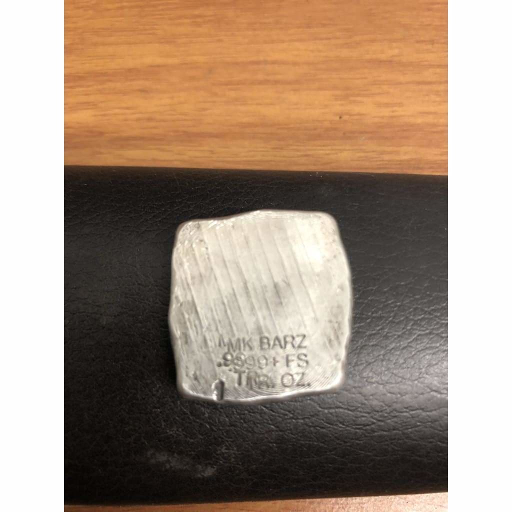 1 ozt.999 FS BITCOIN Square Stamped BAR - silver bullion