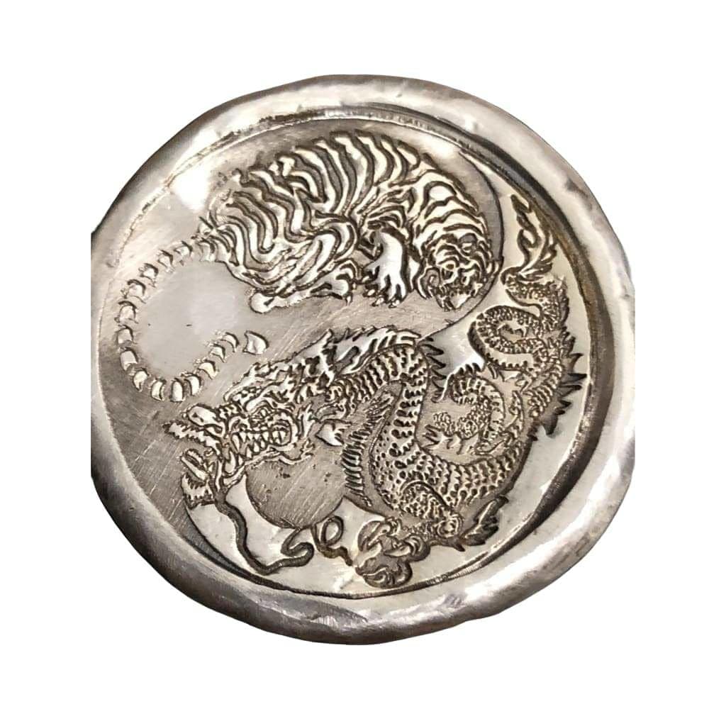 1 ozt MK BarZ Dragon Tiger Yin Yang.999 FS