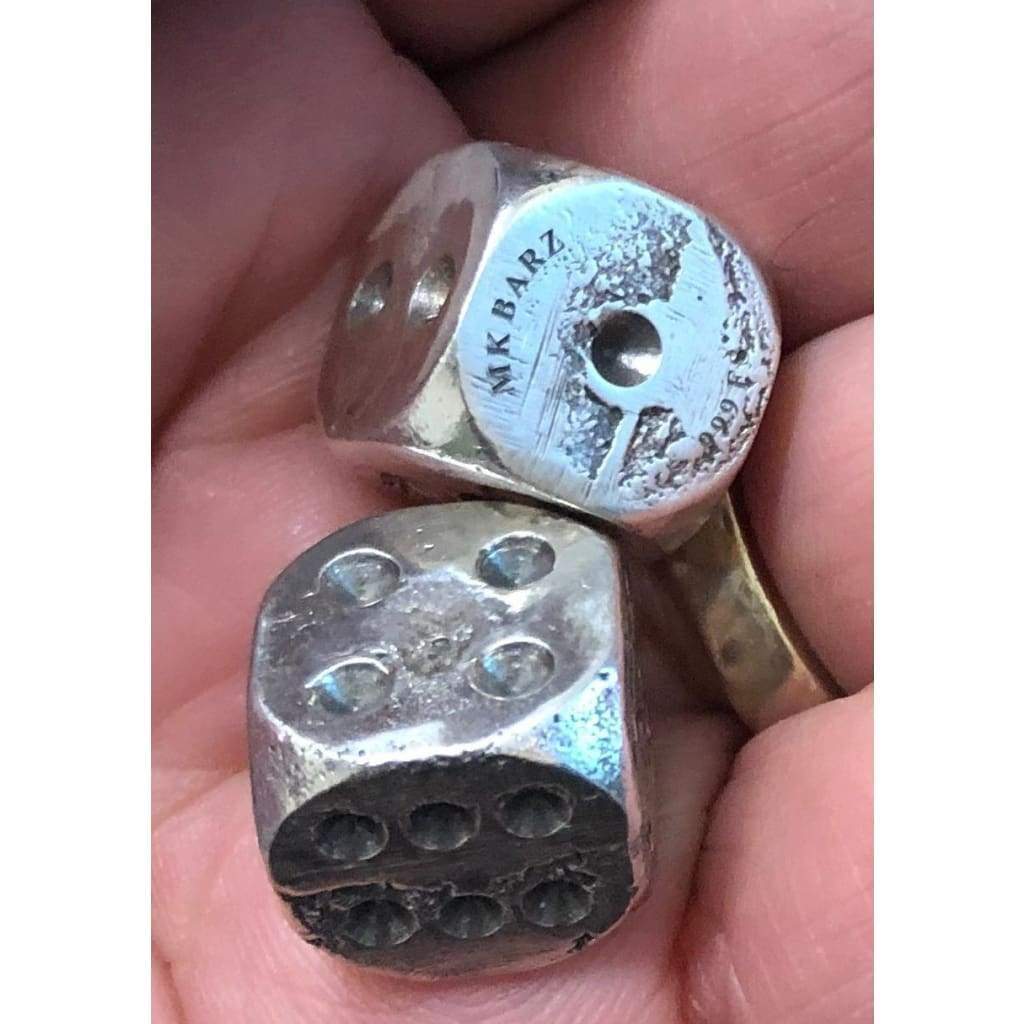 1 OZT MK BarZ Lucky Dice Set.999 Fine Silver