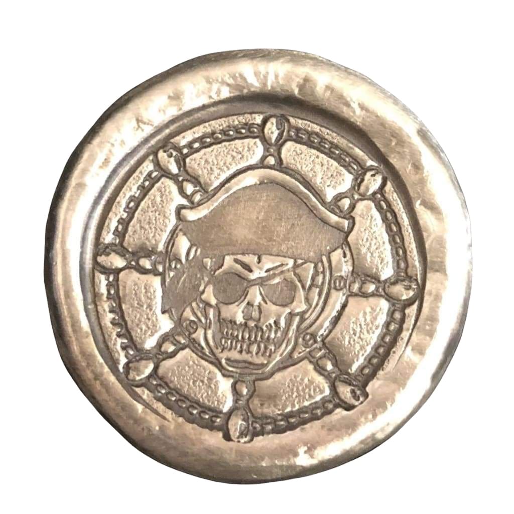 1 ozt MK BarZ MY SHIP MY WAY! Pirate Captain Stamped Round.999 FS