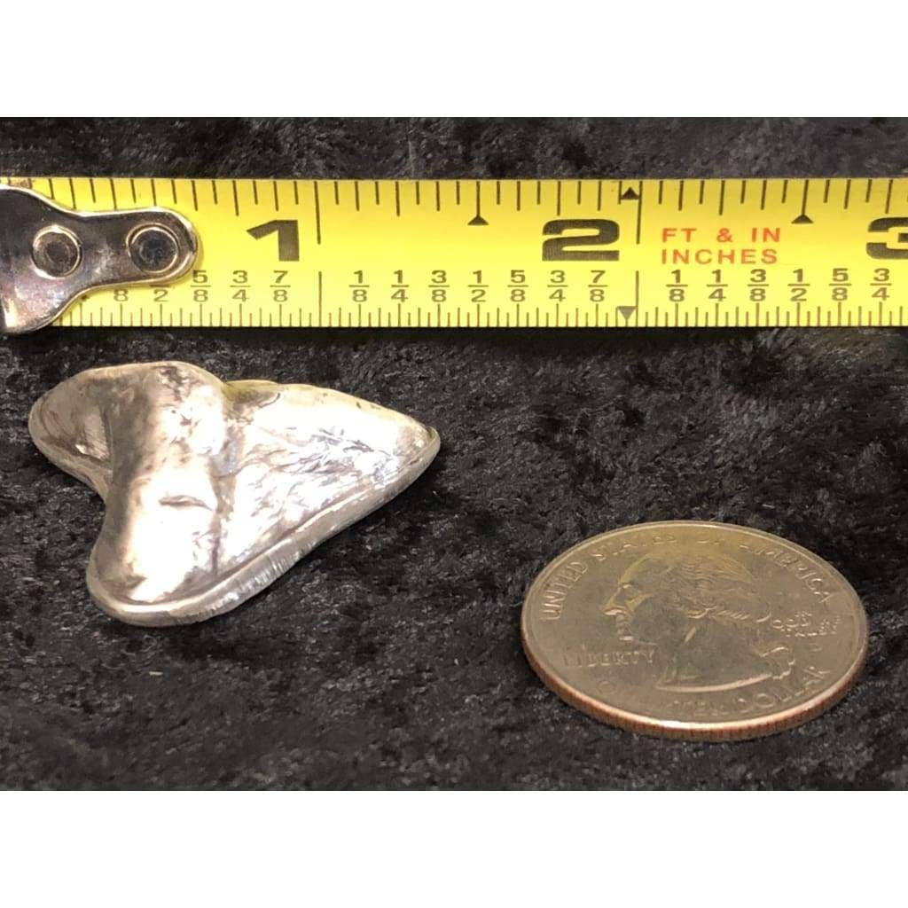 1 Ozt MK BarZ Shark Tooth Hand Poured.999 FS