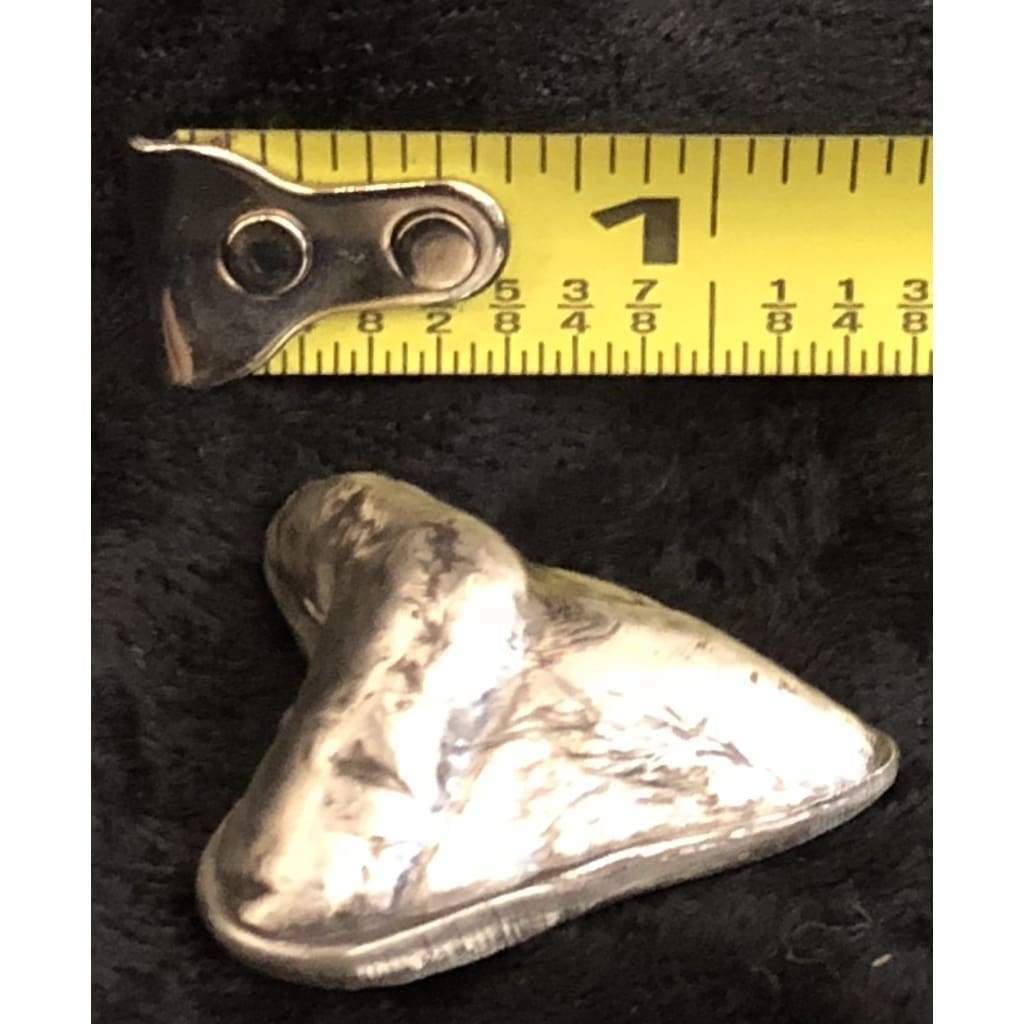 1 Ozt MK BarZ Shark Tooth Hand Poured.999 FS