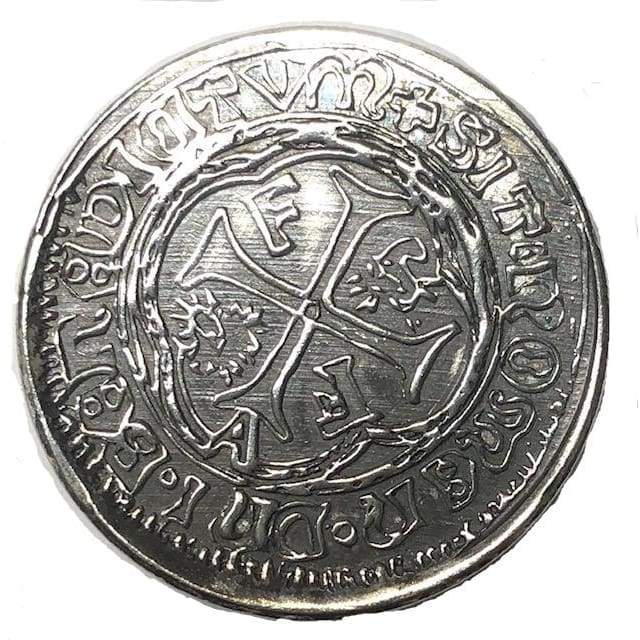 1 ozt MK BarZ "Spanish doubloon Shipwreck" Round .999 FS - MK BARZ AND BULLION