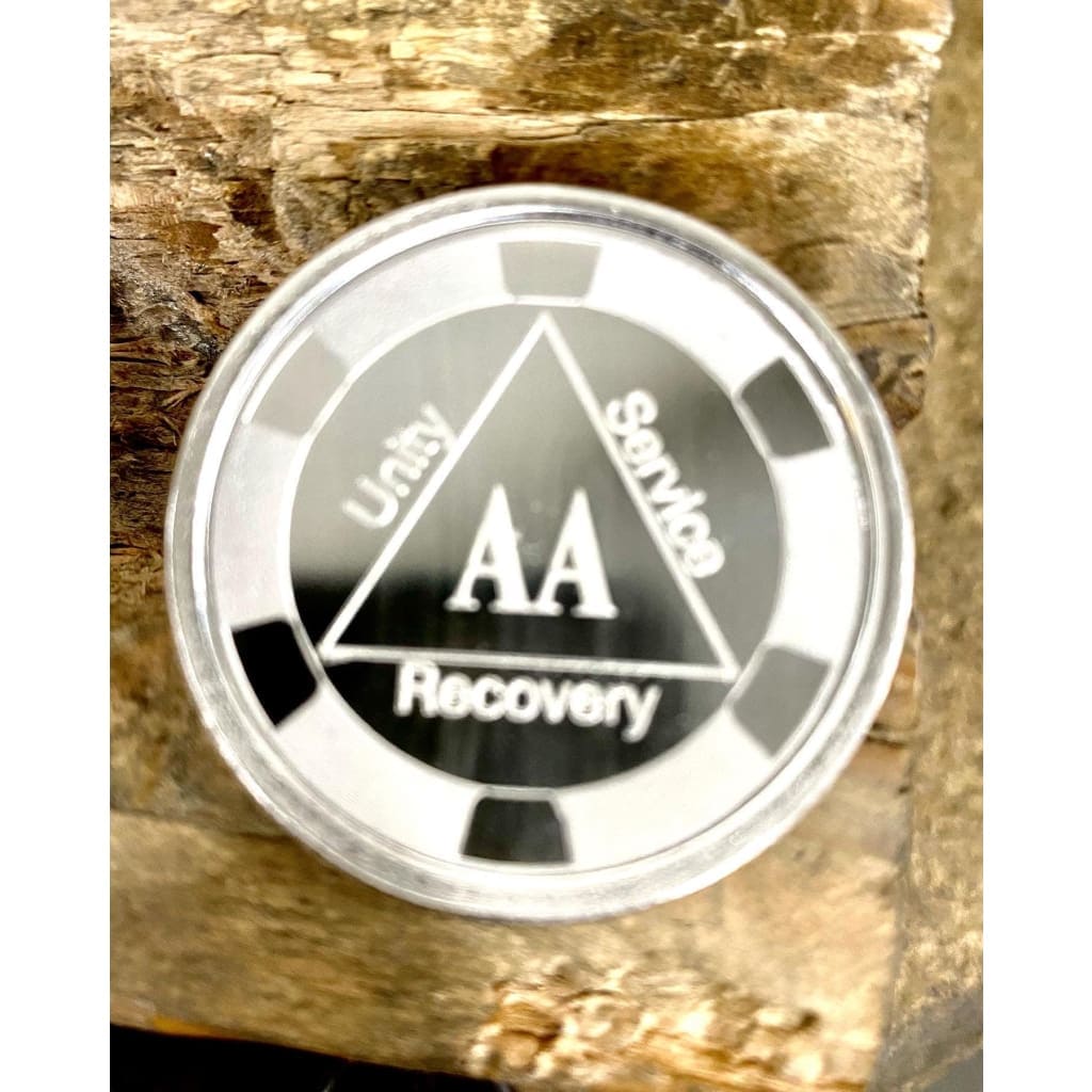 1 Troy ounce 999 FS AA chip praying hands round by MK Mint