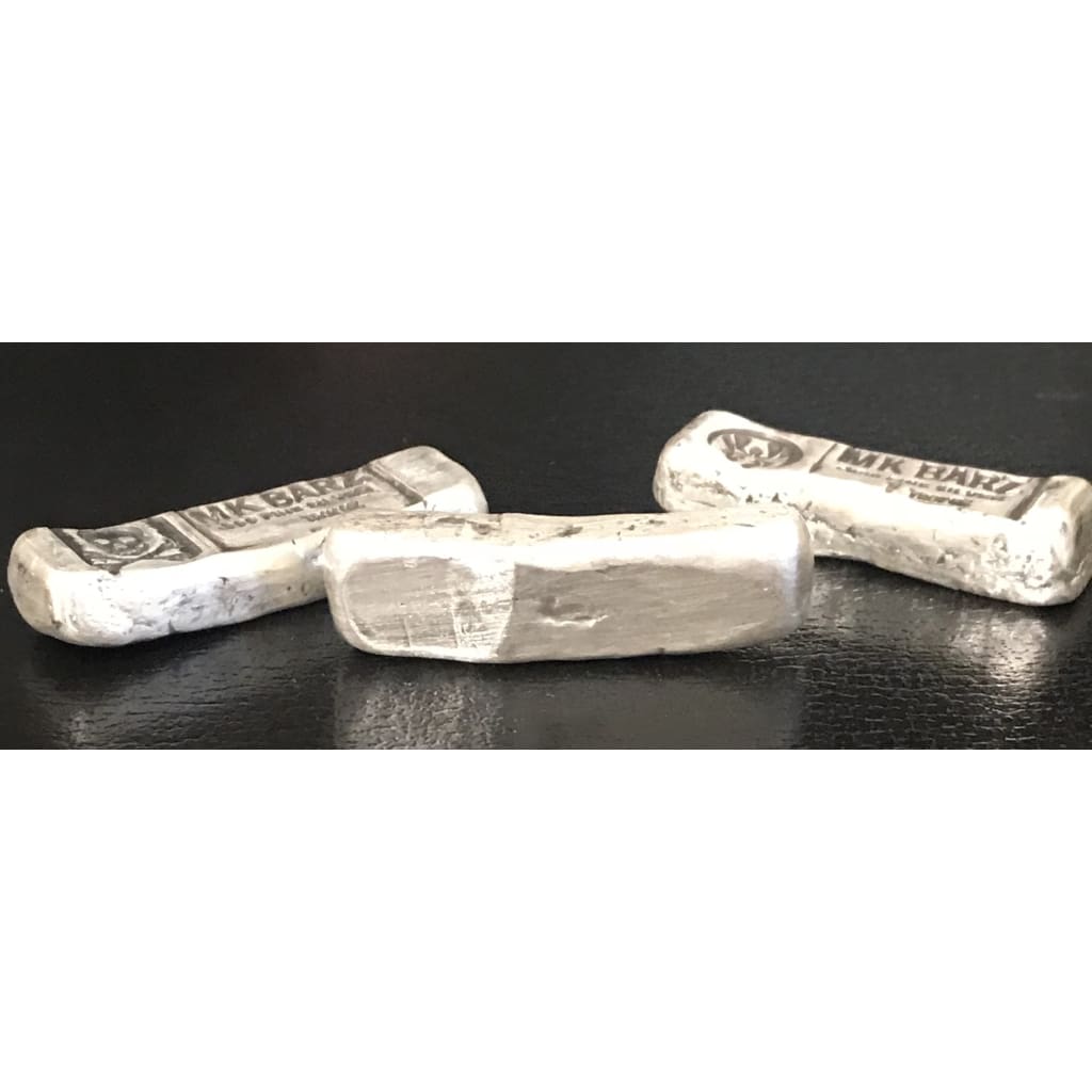 1 Troy Oz. "Anarchy Kit Kat" Antiqued Patina Stamped  .999 Fine Silver - MK BARZ AND BULLION