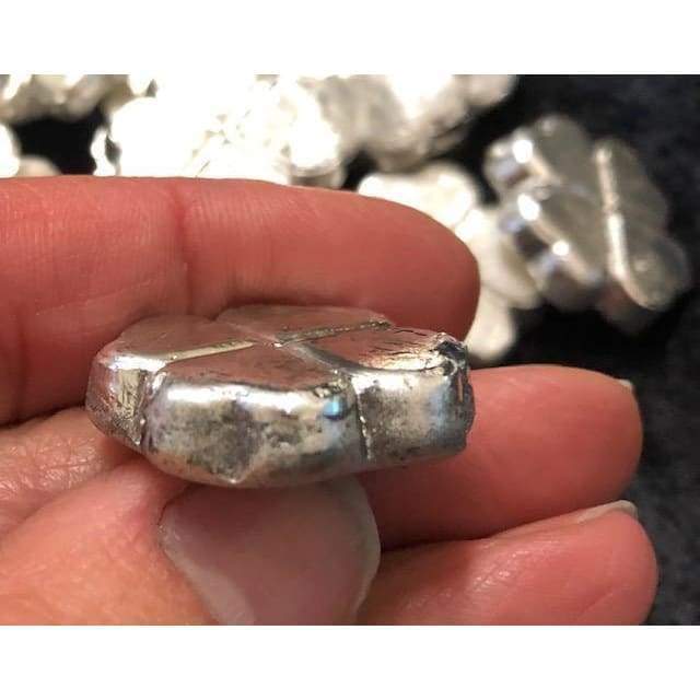 1 Troy Oz MK BarZ 4 Leaf Clover.999 FS Hand Poured