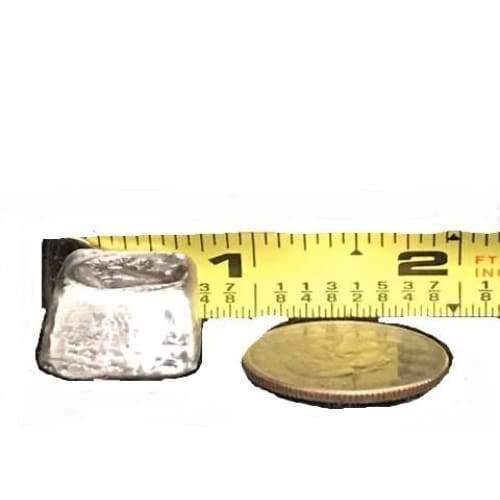 1 Troy Oz. "Skull & Cross Bones" Pirate Skull Stamped Cube .999 Fine Silver - MK BARZ AND BULLION