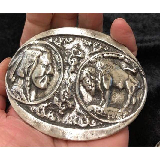 10 Oz  MK BarZ  "American's Spirit" Sand Cast LTD to 500 .999 FS Round - MK BARZ AND BULLION