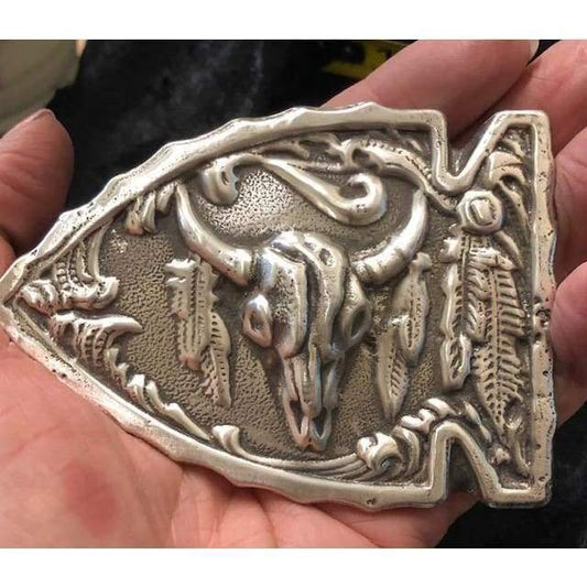 10 Oz MK BarZ Arrowhead Dream Catcher Sand Cast LTD to 500.999 FS Relief