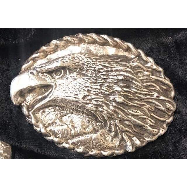 10 Troy Oz. MK BarZ Eagle Scouting Prey LTD Hand Poured.999 Fine Silver