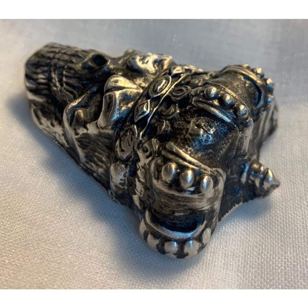 10 Troy Oz. MK BarZ  "His Royal Dead Highness"  LTD Sand Cast .999 FS - MK BARZ AND BULLION