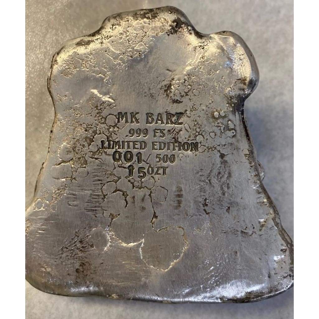 15 Ozt MK BarZ Cowardly Lion LTD Sand Cast.999 FS