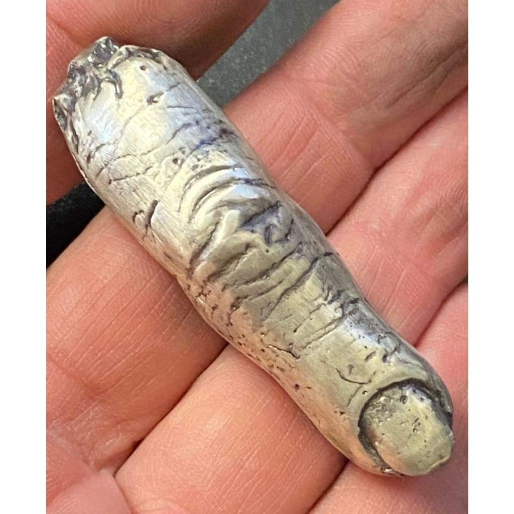 2.3 Troy Oz. MK BarZ "Point the Finger" .999 FS Sand Cast - MK BARZ AND BULLION
